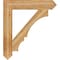 Ekena Millwork Balboa Arts & Crafts Rough Sawn Bracket, Western Red Cedar, 6"W x 36"D x 40"H BKT06X36X40BOA03RWR - alternate 3